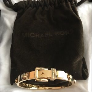 Michael Kors Astor Buckle Bangle Bracelet